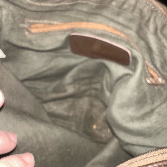 Born Black Leather Shoulder Bag with Tassel - Picture 7 of 12